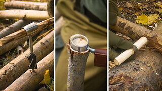 Excellent bushcraft DIY craft from wood