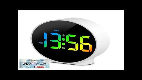 Multifunctional Compact LED Digital Alarm Clock with Dual Alarm Snooze 12/24H Display Review