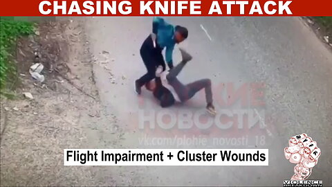 Forensic pathological analysis of a Chasing knife attack | RVFK self-protection