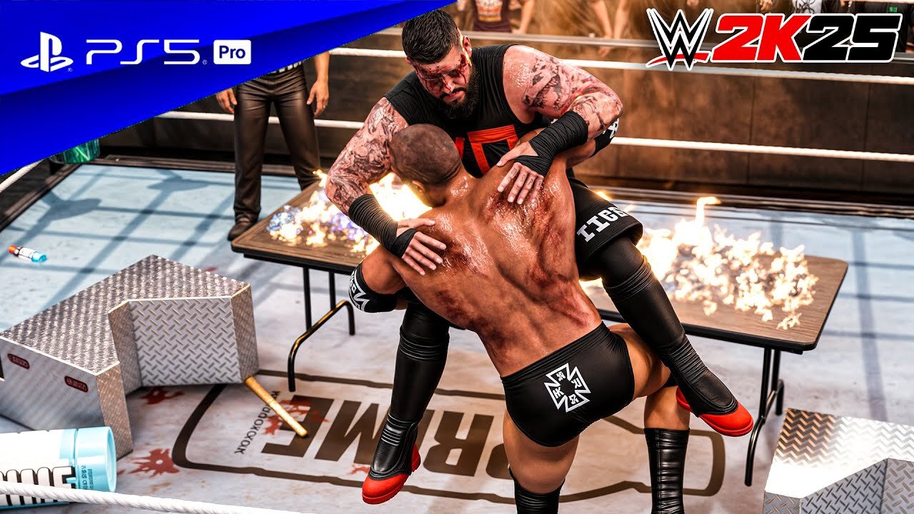 WWE 2K25 - Triple H vs. Kevin Owens | No Holds Barred Match at Wrestlemania | PS5™ Pro [4K60]