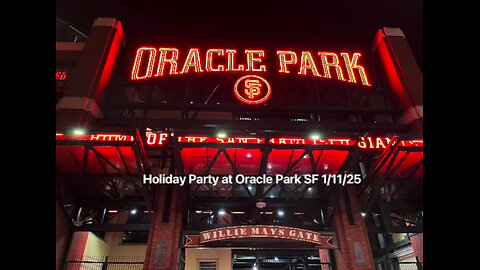 Holiday Party at Oracle Ball Park San Francisco