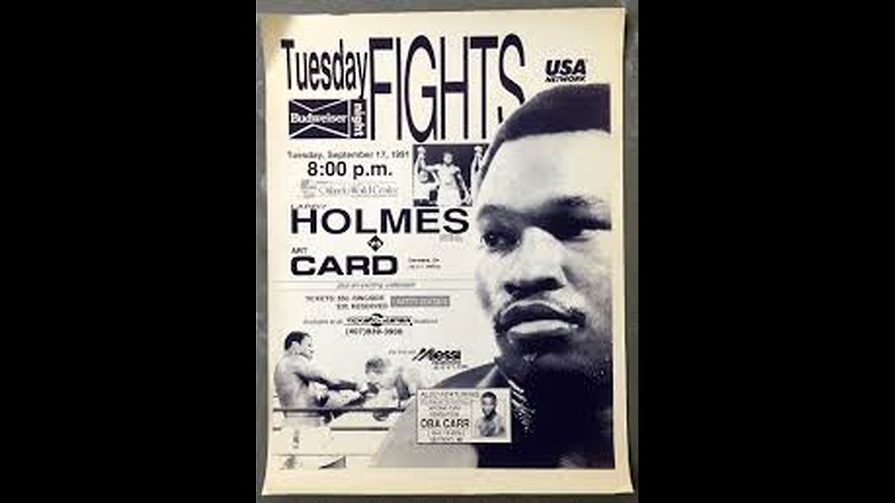 Larry Holmes vs Art Card - Sep 17 1991