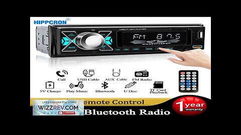 Car Radio 1 Din Stereo Digital Automotive Sound Modules FM Audio Receiver Review