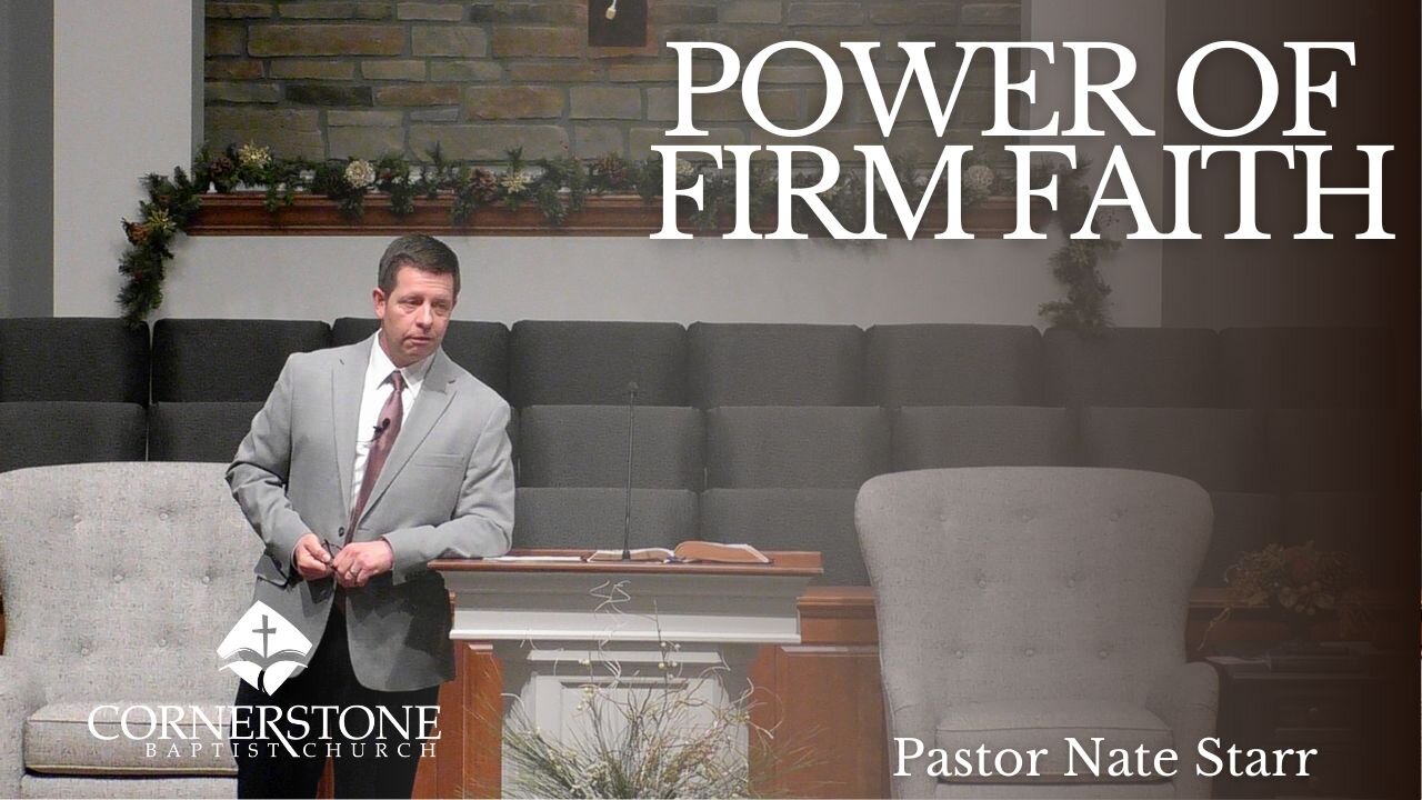 Power Of Firm Faith--Sun PM--Feb 02, 2025