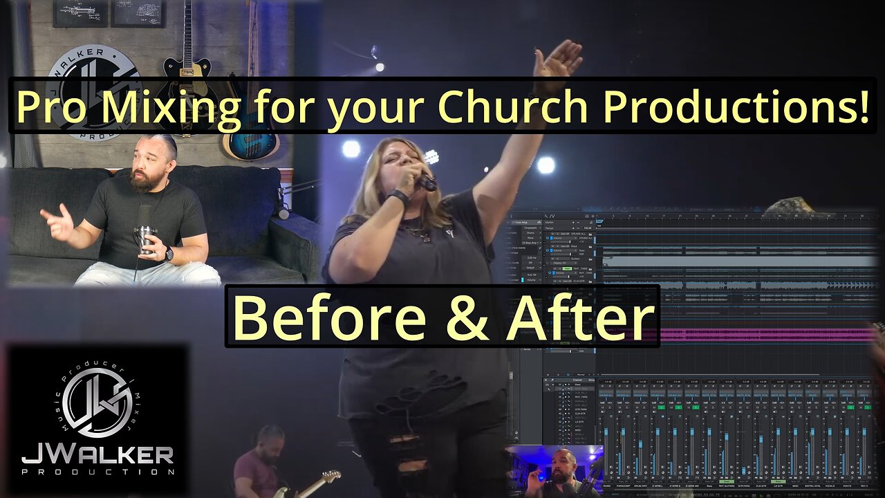 Pro Mixing for your Church's Productions!! | Before & After