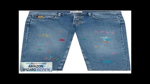 Mira Mikati Denim Embroidered JeansThese casual denim jeans are given Mira’s playful touch Review