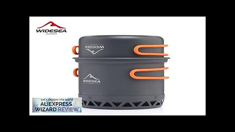 Widesea Camping 1.3L 2.3L Cookware Outdoor Cooking Set Heat Cooker Travel Tableware Review