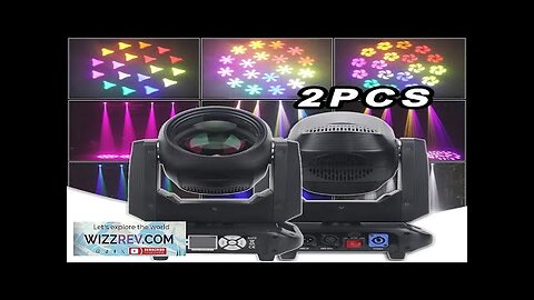 2PCS 200w Beam Spot Rotation 18 Prisms Moving Head Stage Lighting DMX512 Review