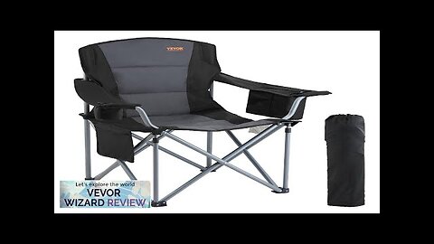 VEVOR Camping Folding Chair for Adults Portable Heavy Duty Outdoor Quad Lumbar Review