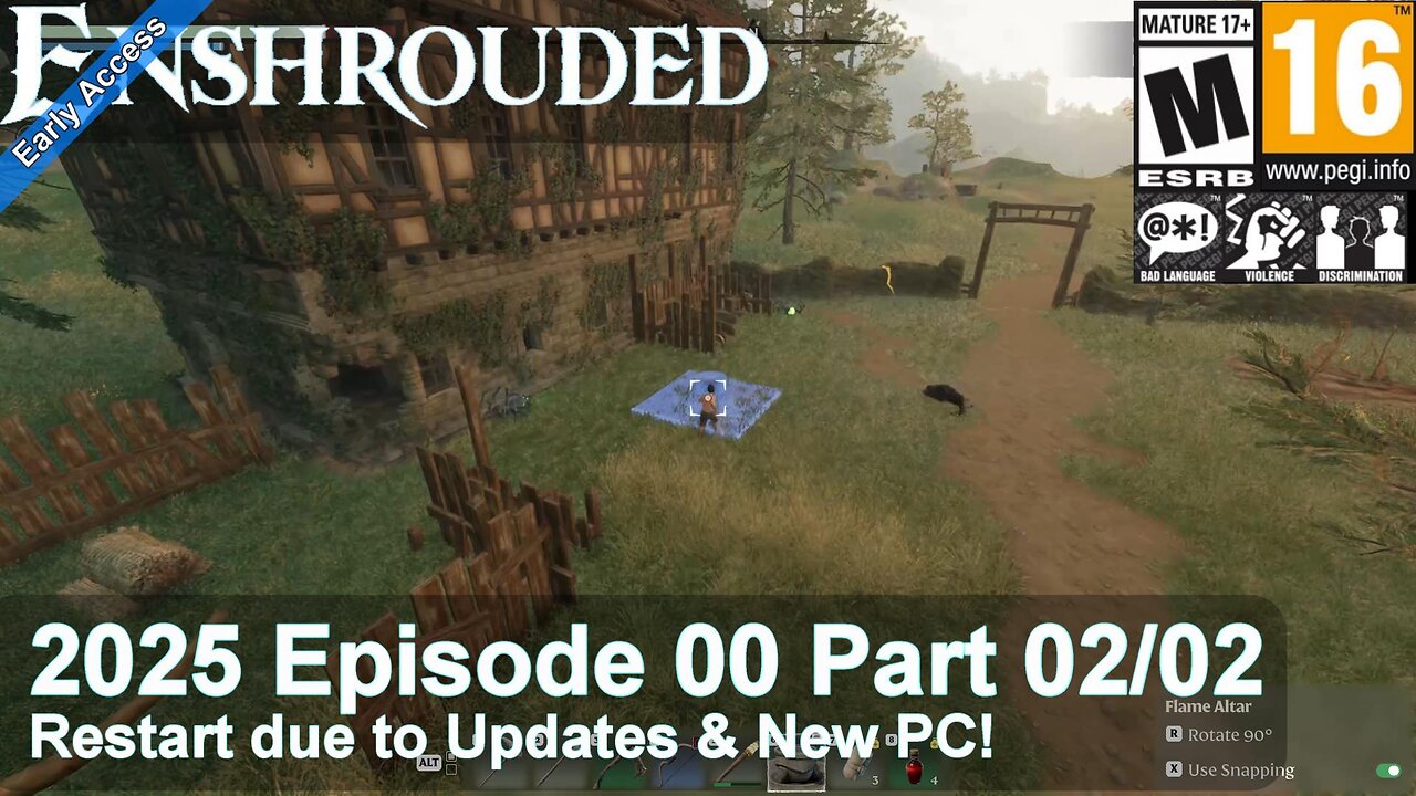 Enshrouded (2025 Episode 00 Part 02/02) Restart due to Updates & New PC!