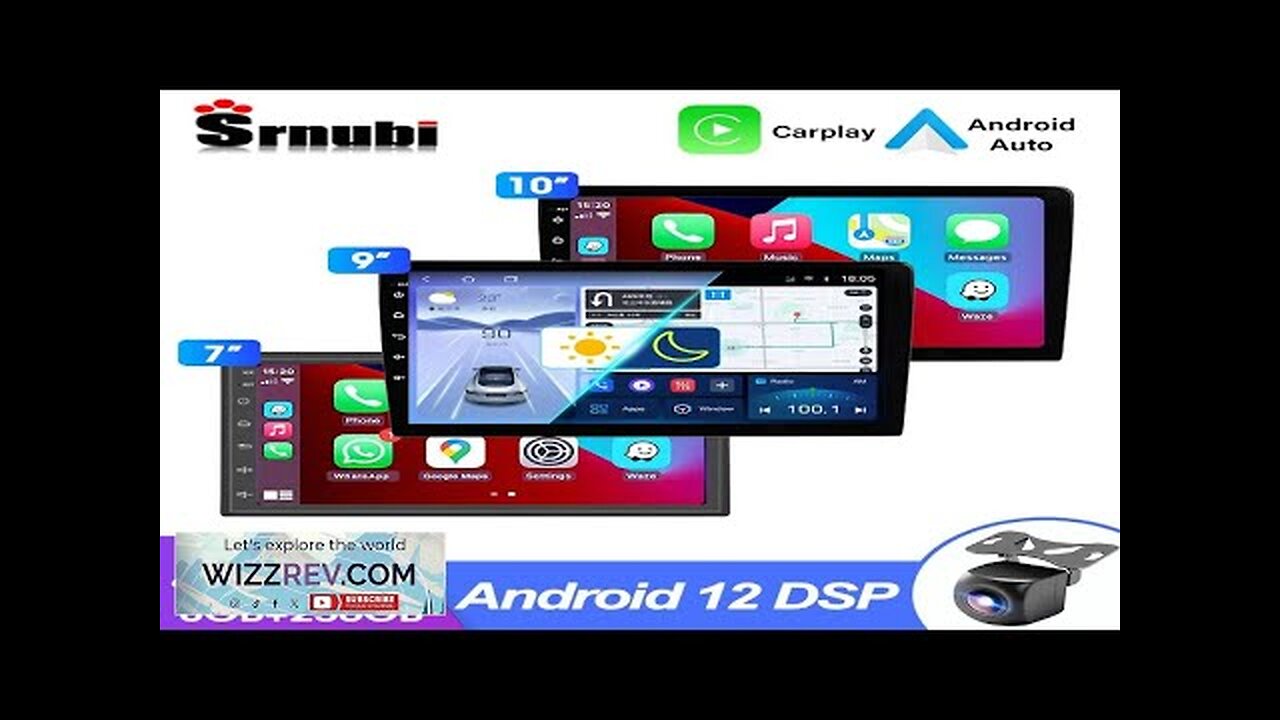 Srnubi Android 12 Car Radio Androidauto Carplay 2 Din GPS Car Audio Review