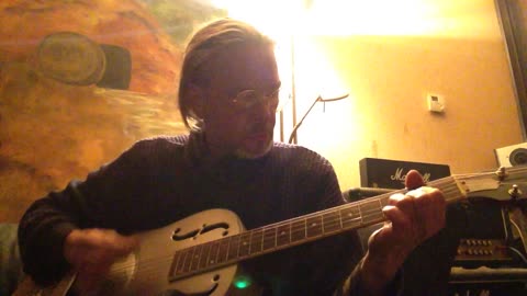 Burny Hill - 'Wave of Occupation' - Song on a Dobro guitar