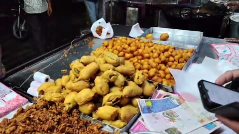 Unique Bajji and Bonda Making|Indian Street Fry