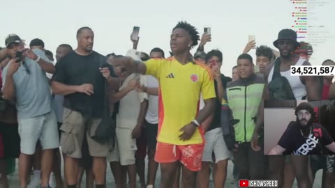 IShowSpeed Plays Volleyball in Colombia (REACTION)