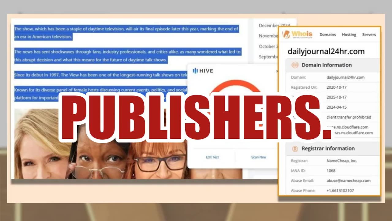Fact Check: AI Article Falsely Claims The View Was 'Officially Cancelled' After Decades On Air
