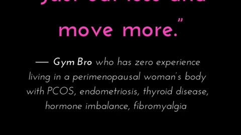 🙄 "Just eat less & move more"