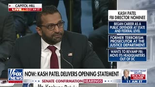 Trump's FBI Pick Kash Patel Vows to Restore Public Trust