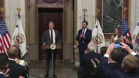 Vice President JD Vance Swears In Secretary of the Army