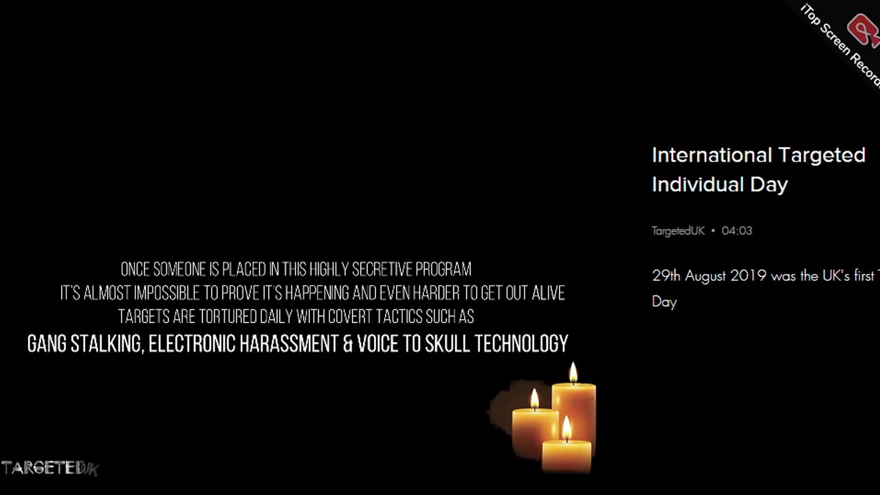 Targeted individuals survivors - TI day