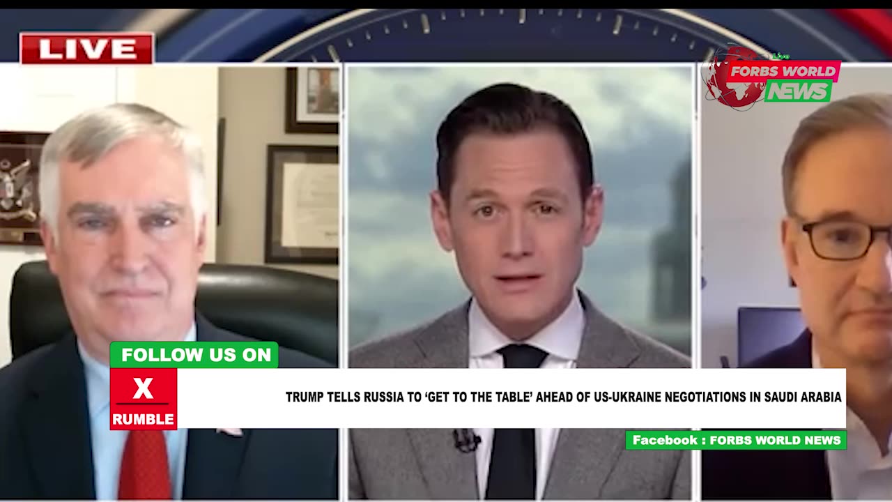 President Trump calls on Russia to get to the negotiating table
