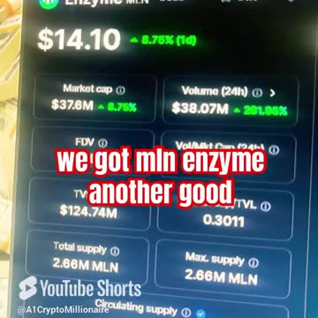 enzyme crypto coin #fyp