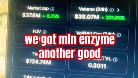 enzyme crypto coin #fyp