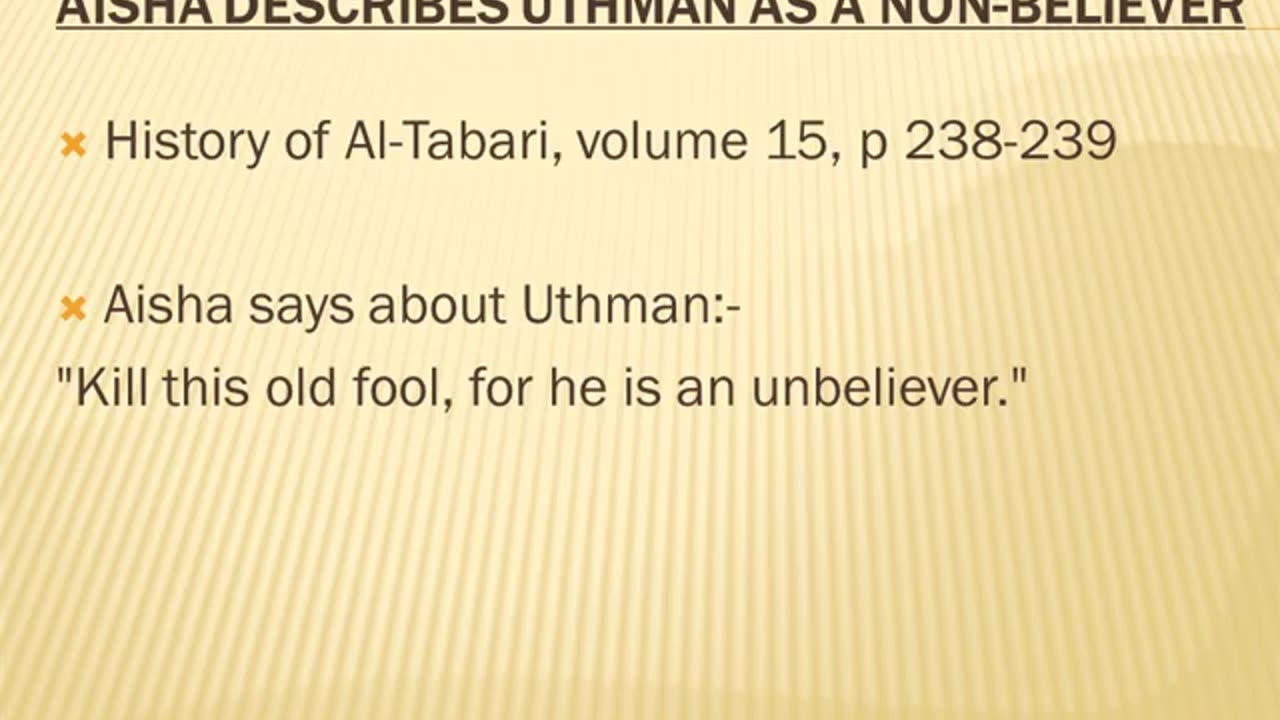 Part 2 Uthman, The Quran Collector Islam The Honest Truth