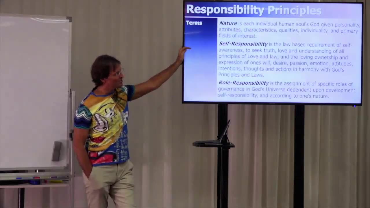 All Creation Has Responsibilities, Instinctual Responsibility vs Aware/Unaware Human Soul
