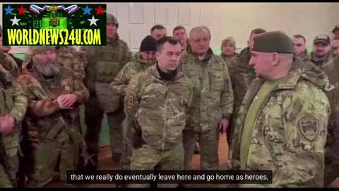 Apti Alaudinov delivers a brilliant motivational speech to the fighters of the Akhmat special forces