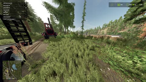 First play on Silverrun Forest on FS25