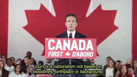 Pierre Poilievre Supports Trudeau's Post-nationalism Where Canadian Identity Means Nothing.