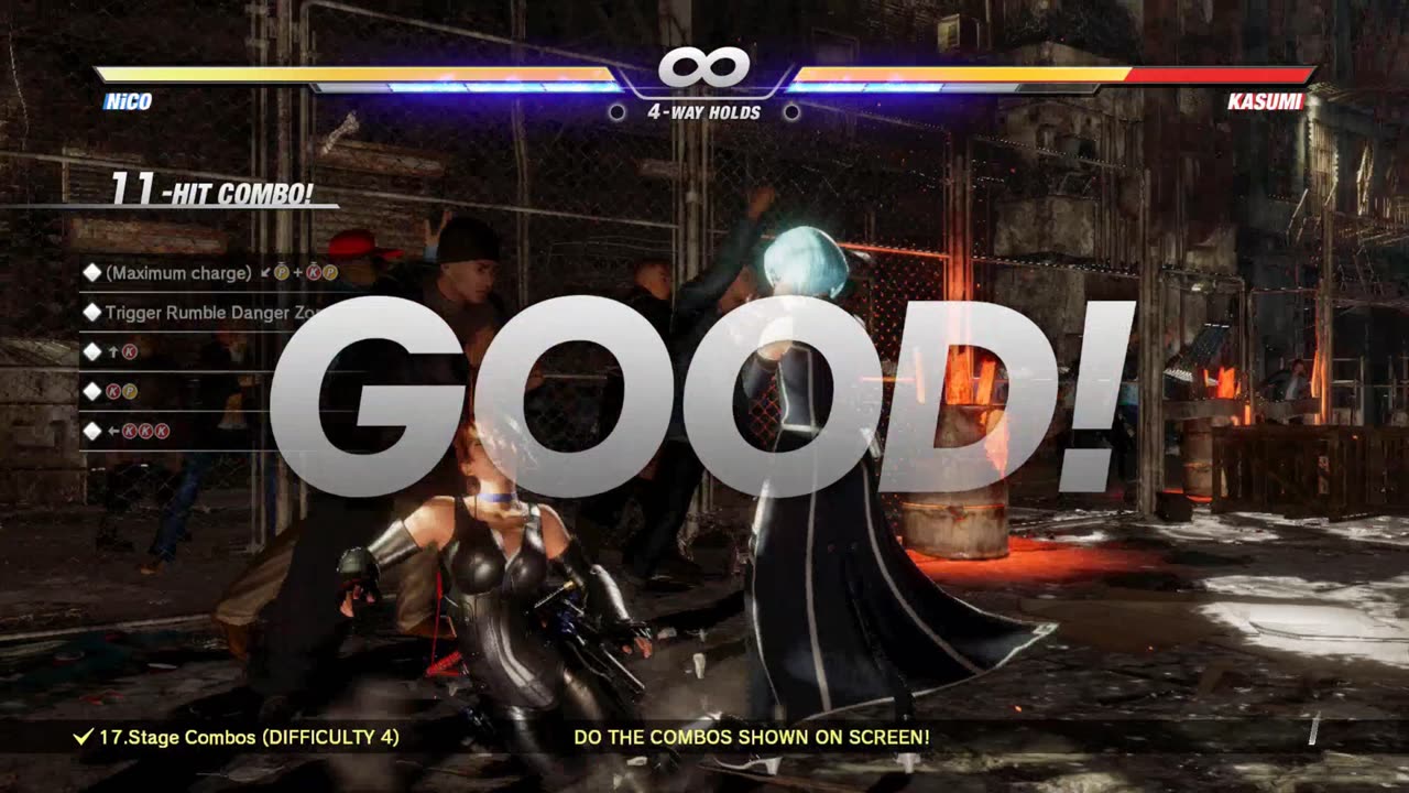 DOA6 Nico Combo Challenge
