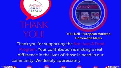 Thank You YOLI Deli European Market & Homemade Meals Feb