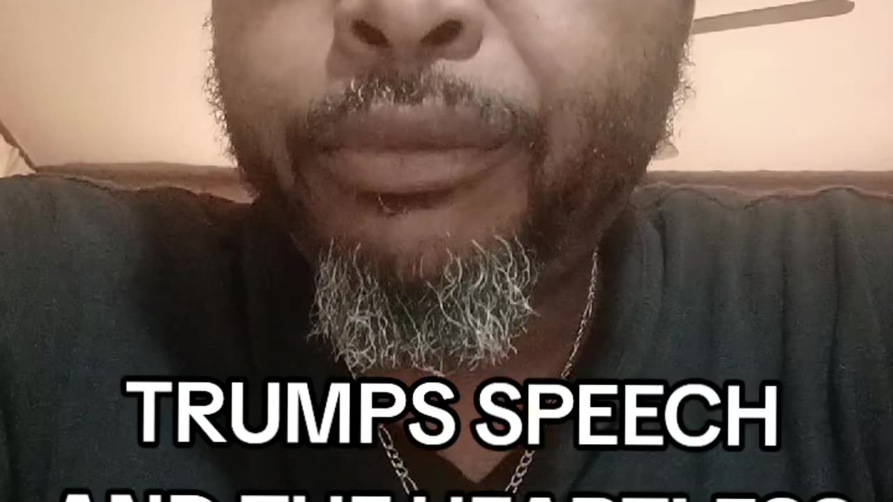 Trump Speech and the HEARTLESS DEMOCRATS