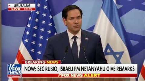 U.S. Secretary of State Marco Rubio: “'Israel can always count on us,