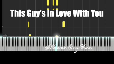 The Guy's in love with You PIANO