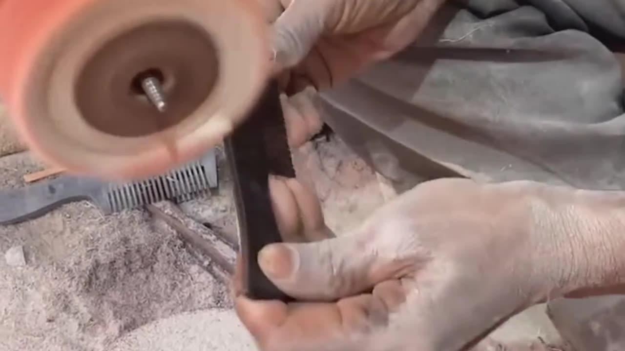 See how combs are made from horn