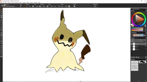 CMZ2 Sketchbook: Using Basic Shapes Pokémon: Mimikyu