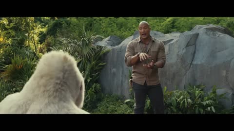 Rampage (2018) George Shows Middle Finger Scene