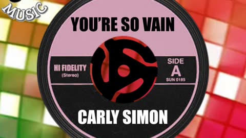 #1 SONG THIS DAY IN HISTORY! January 10th 1973 "YOU’RE SO VAIN" by CARLY SIMON