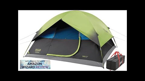 Coleman Dark Room Sundome Camping Tent 4/6 Person Tent Blocks 90 Review