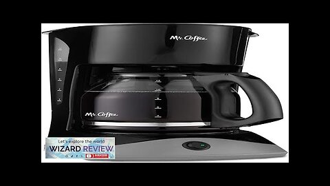 Mr. Coffee 12-Cup Coffee Maker Black Glass Carafe Auto Review