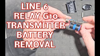 Removing The Battery On My Original Line 6 Relay G10 Guitar Wireless Transmitter