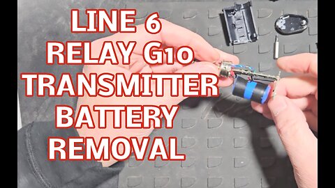 Removing The Battery On My Original Line 6 Relay G10 Guitar Wireless Transmitter