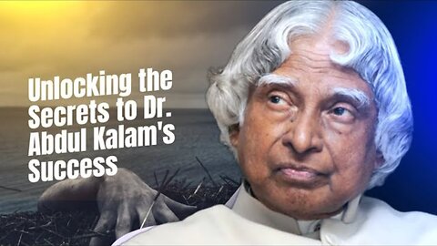 Unveiling the Secret of Dr. APJ Abdul Kalam's Sucsess 🤫