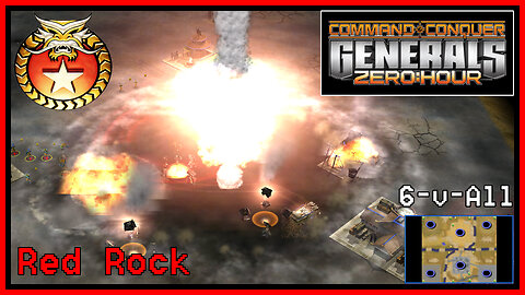 C&C Generals Zero Hour | Tank General | 6-for-All | Red Rock