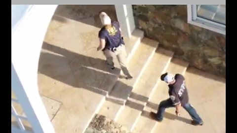 (August 12th 2019) Drone shows the FBI/NYPD Raid on Jeffrey Epstein's Little St. James Island, US Virgin Islands.