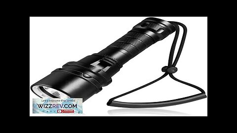 High Power Diving Flashlight IP68 Waterproof Professional Dive Lights 18650 Battery Review