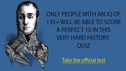 Impossible History Quiz