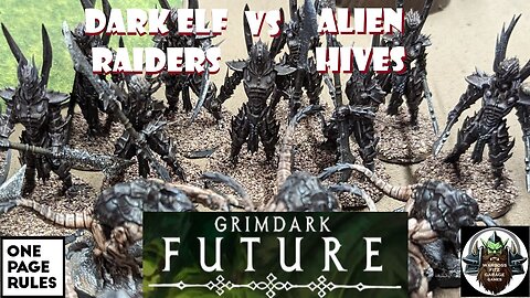 Grimdark Future: Dark Elf Raiders Battle Report